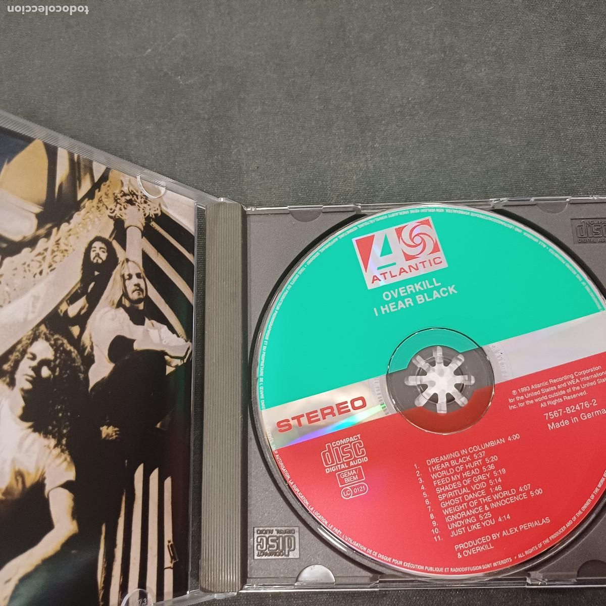 CDs de m&uacute;sica: OVER KILL/I HEAR BLACK/CD METAL. - Foto 2