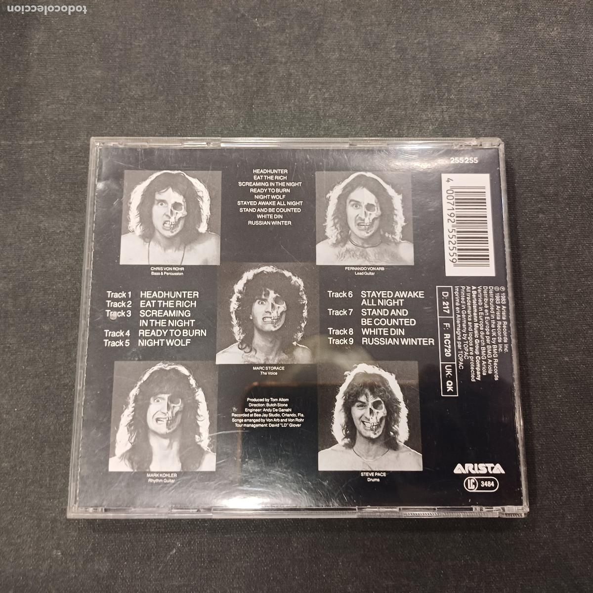 CDs de m&uacute;sica: KROKUS/HEADHUNTER/CD METAL. - Foto 3