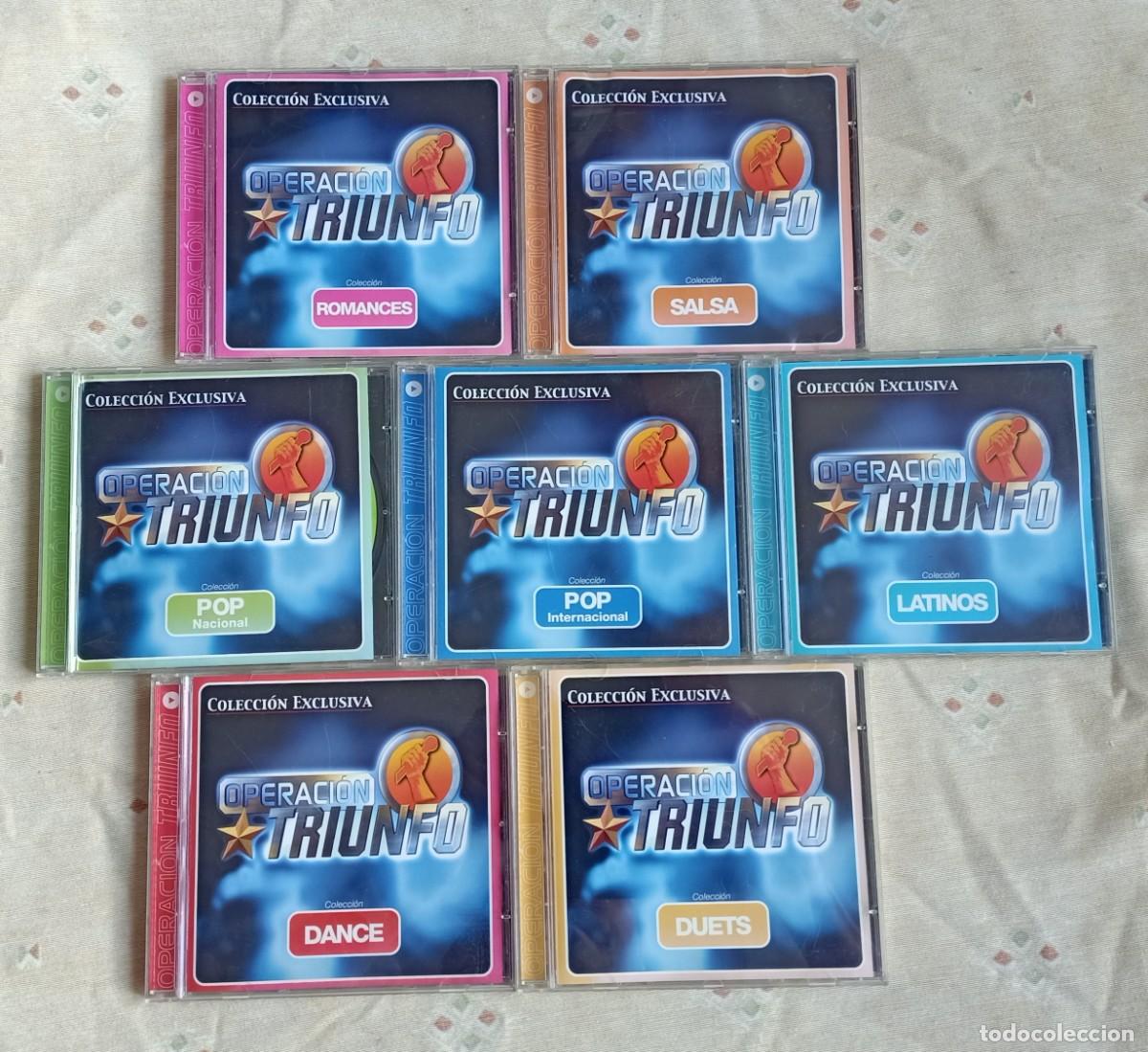 CDs de m&uacute;sica: OPERACION TRIUNFO.CD.LOTE.COLECCION EXCLUSIVA.TVE.2002.CHENOA.BISBAL.BUSTAMANTE.NAIM.ROSA.MANU.
