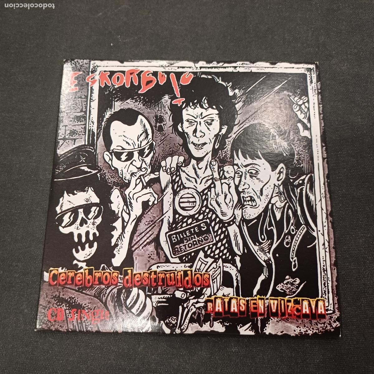 CDs de m&uacute;sica: ESKORBUTO/CEREBROS DESTRUIDOS-RATAS DE VIZCAYA/CD SINGLE 5 TRACKS + ENTREVISTA 1986/PUNK.