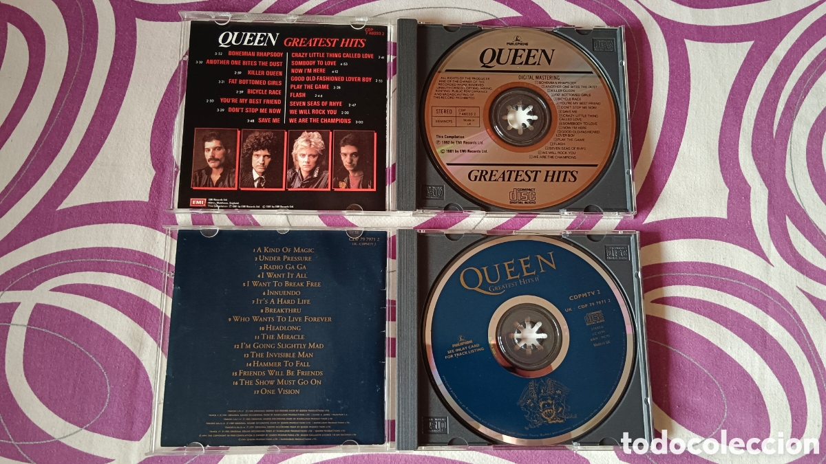 CDs de m&uacute;sica: Queen &ndash; Greatest Hits I & II BoxSet - Foto 4