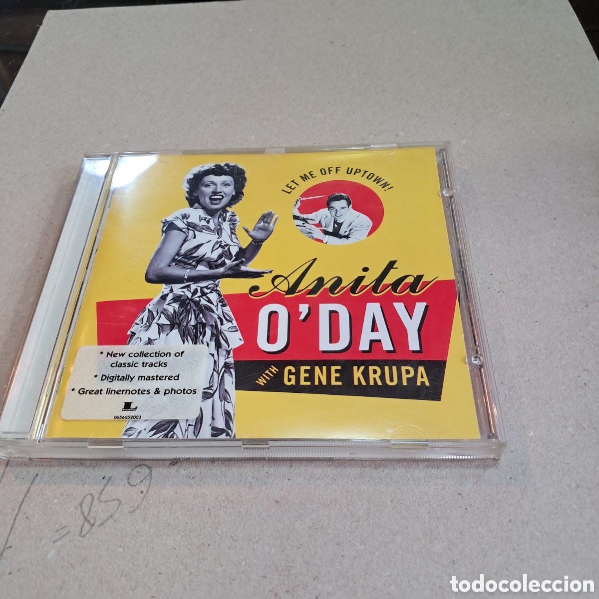 CDs de m&uacute;sica: Anita O'day, Gne Krupa, Compact disc