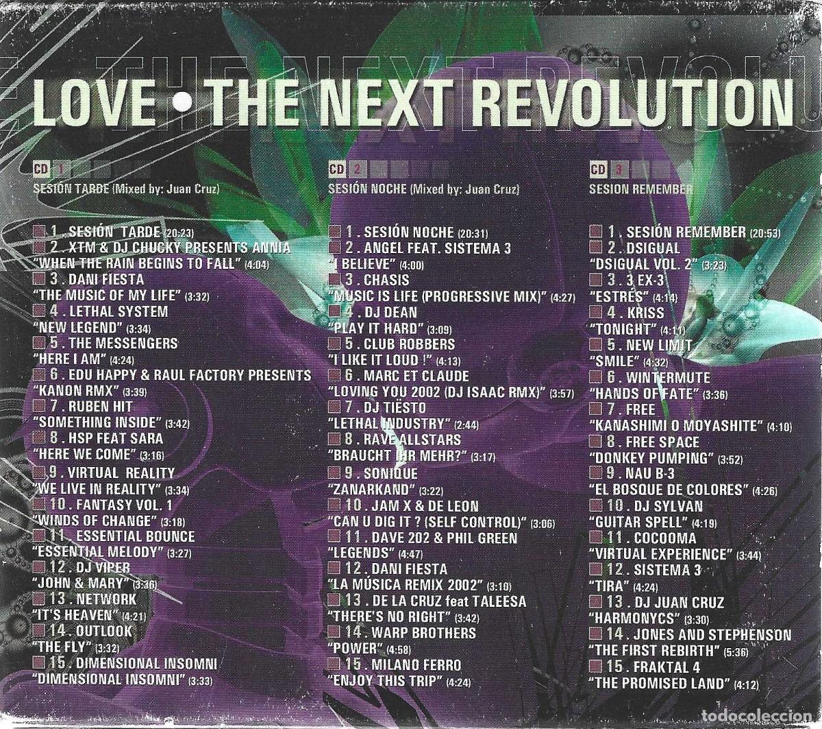 CDs de m&uacute;sica: CHASIS LOVE THE NEXT REVOLUTION (CDS) - Foto 2