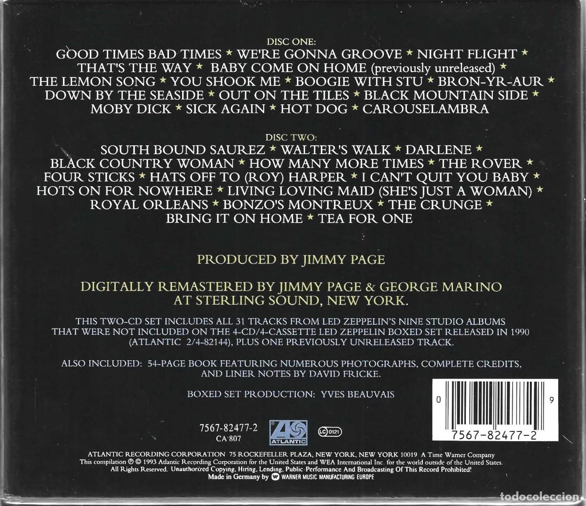 CDs de m&uacute;sica: LED ZEPPELIN &uml;ATLANTIC&uml; (2 CDS) - Foto 2