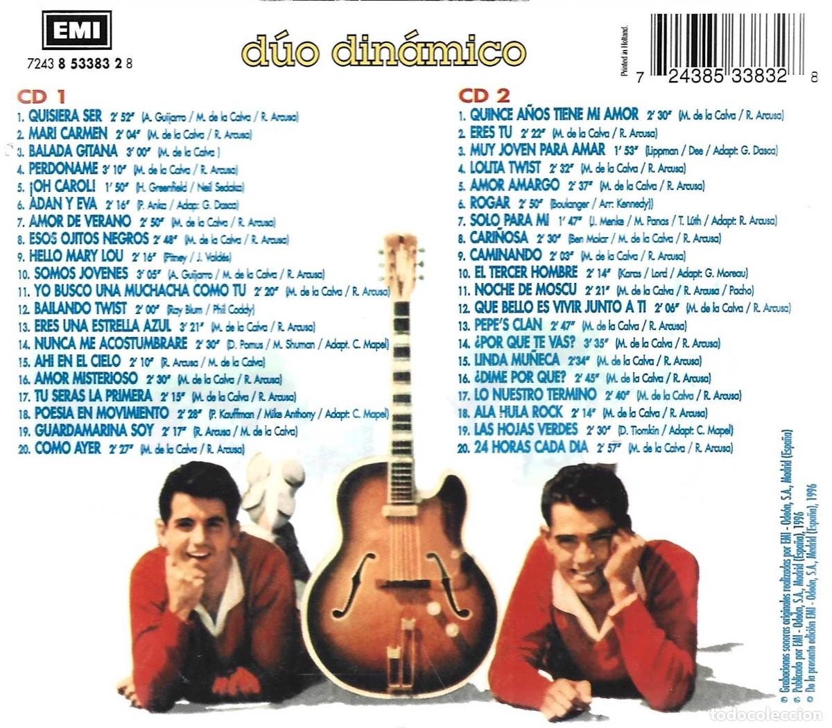 CDs de m&uacute;sica: D&Uacute;O DIN&Aacute;MICO HOY COMO AYER (2 CD) - Foto 2