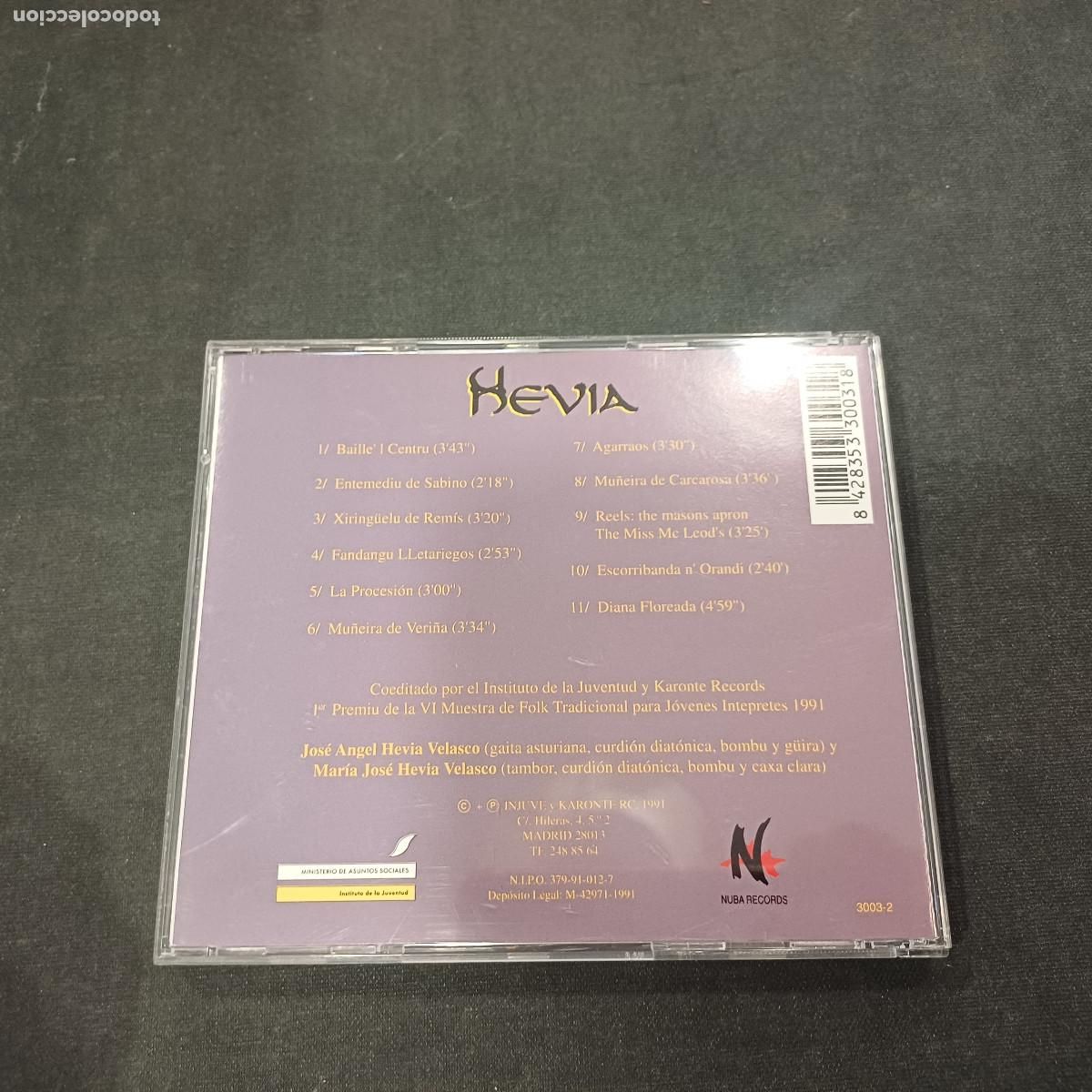 CDs de m&uacute;sica: HEVIA/HEVIA/CD FOLK ASTUR. - Foto 3