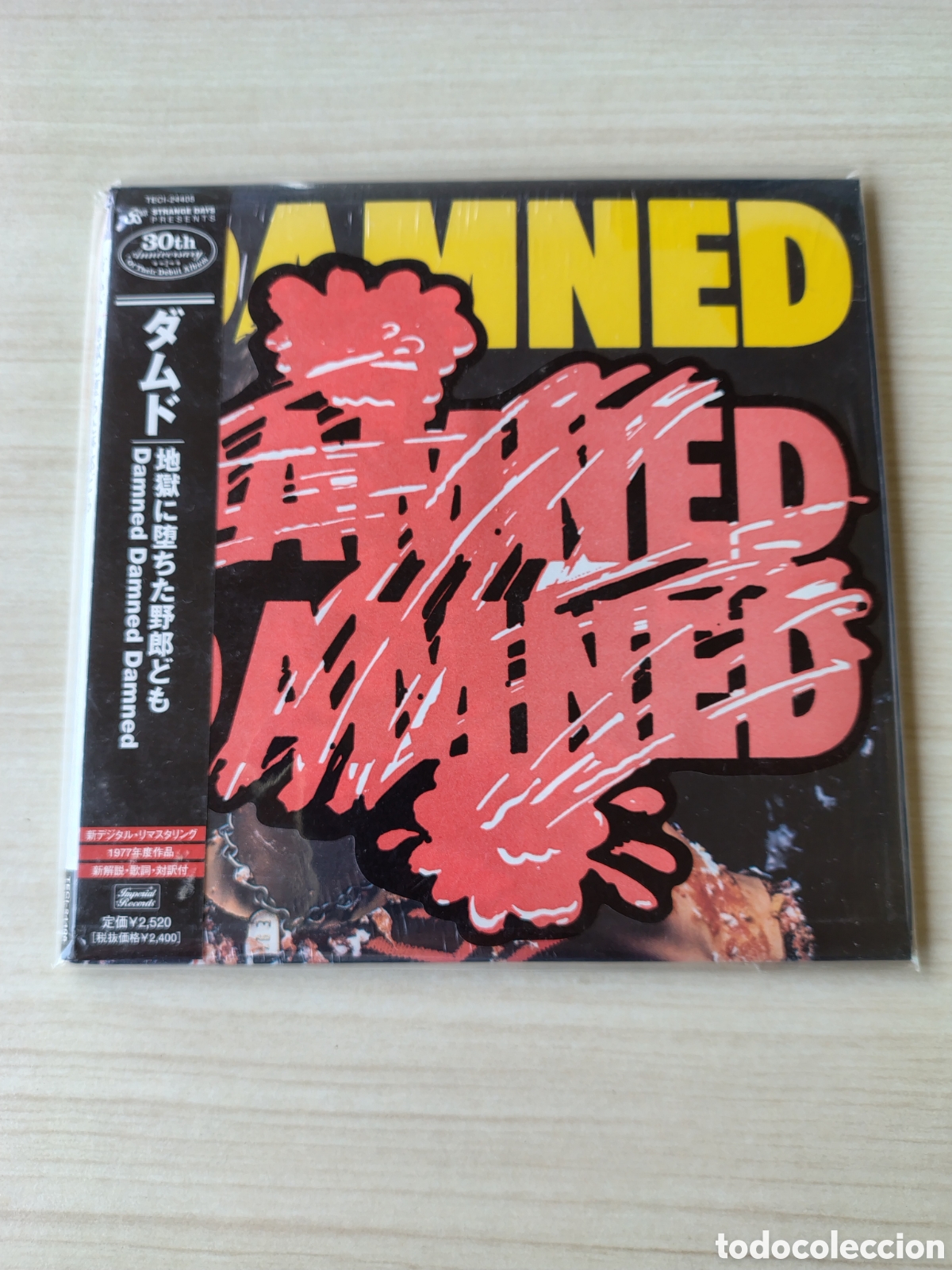CDs de m&uacute;sica: THE DAMNED Damned Damned Damned ( 1977 IMPERIAL RECORDS JAPAN 2008 ) 30th Anniversary EDDIE HOT RODS