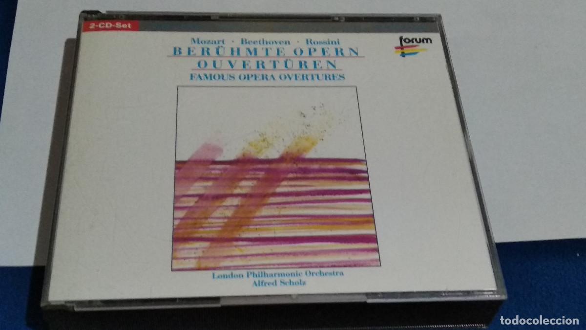CDs de m&uacute;sica: Mozart ,Beethoven, Rossini. London Philharmonic Orchestra, Alfred Scholz &ndash; Ber&uuml;hmte Opern OUVERT&Uuml;REN