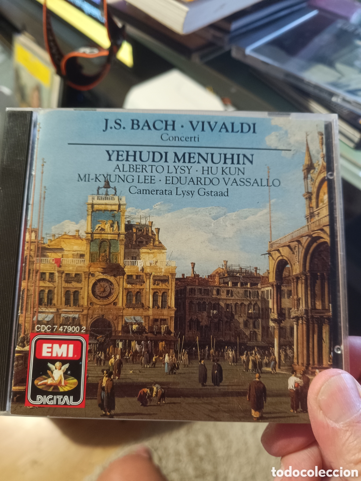 CDs de m&uacute;sica: J.S. Bach/ Vivaldi / Yehudi Menuhin, Alberto Lysy ∙ Hu Kun, Mi-Kyung Lee &ndash; Concerti