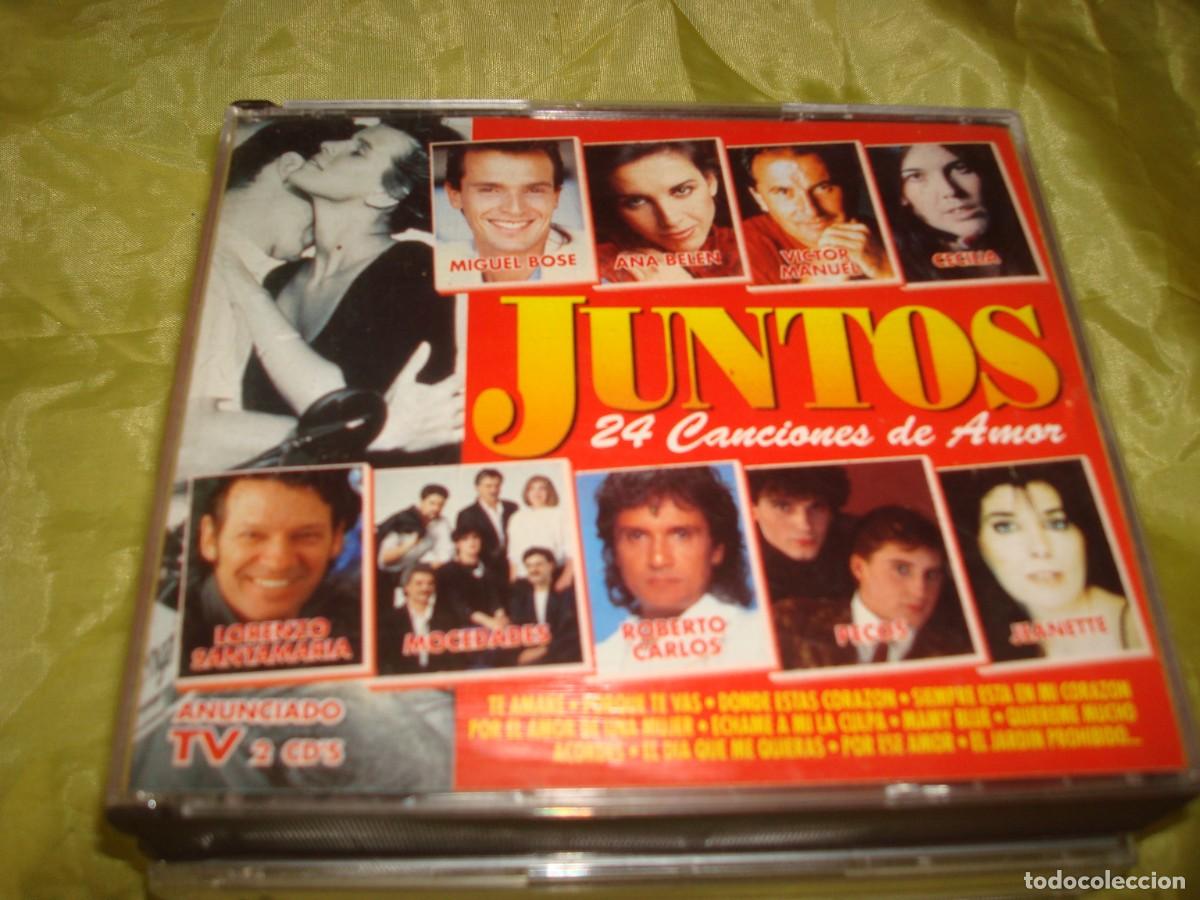 CDs de m&uacute;sica: JUNTOS. 24 CANCIONES DE AMOR. CECILIA, PECOS, BOSE....2 CD&acute;S