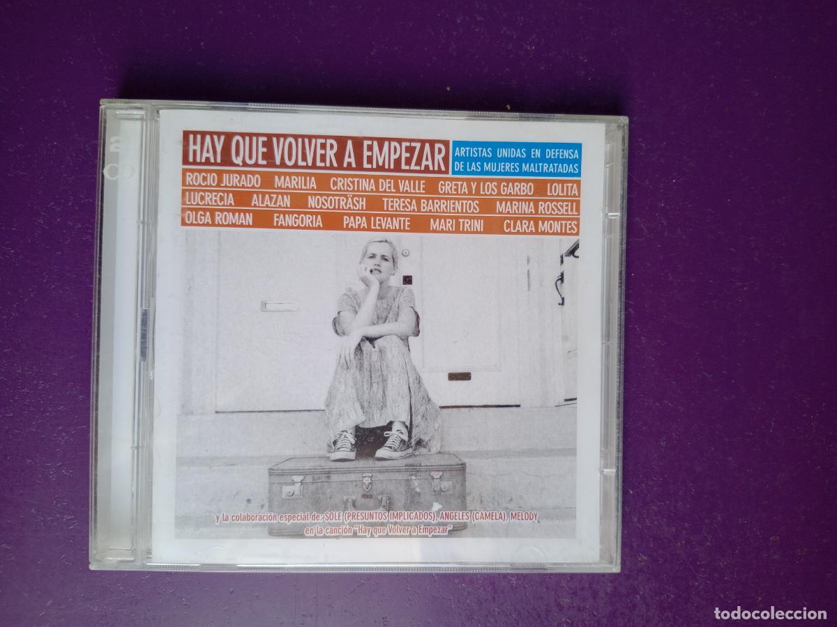 CDs de m&uacute;sica: HAY QUE VOLVER A EMPEZAR - DOBLE CD FACTORIA AUTOR 2001 - FANGORIA, ROCIO JURADO, NOSOTRASH, ETC