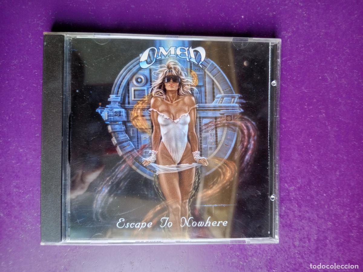 CDs de m&uacute;sica: Omen &lrm;&ndash; Escape To Nowhere - CD METAL BLADE 1988 - HARD ROCK METAL - MUY POCO USO