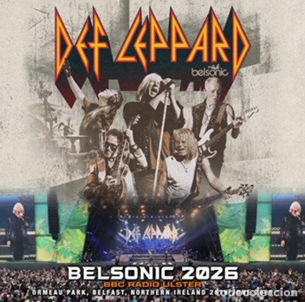 CDs de m&uacute;sica: 2 CD's - DEF LEPPARD - Live Belsonic 2026