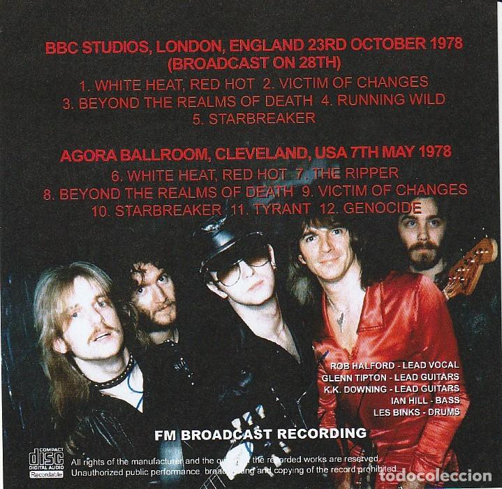 CDs de m&uacute;sica: CD - JUDAS PRIEST - Live 1978 - FM - Foto 2