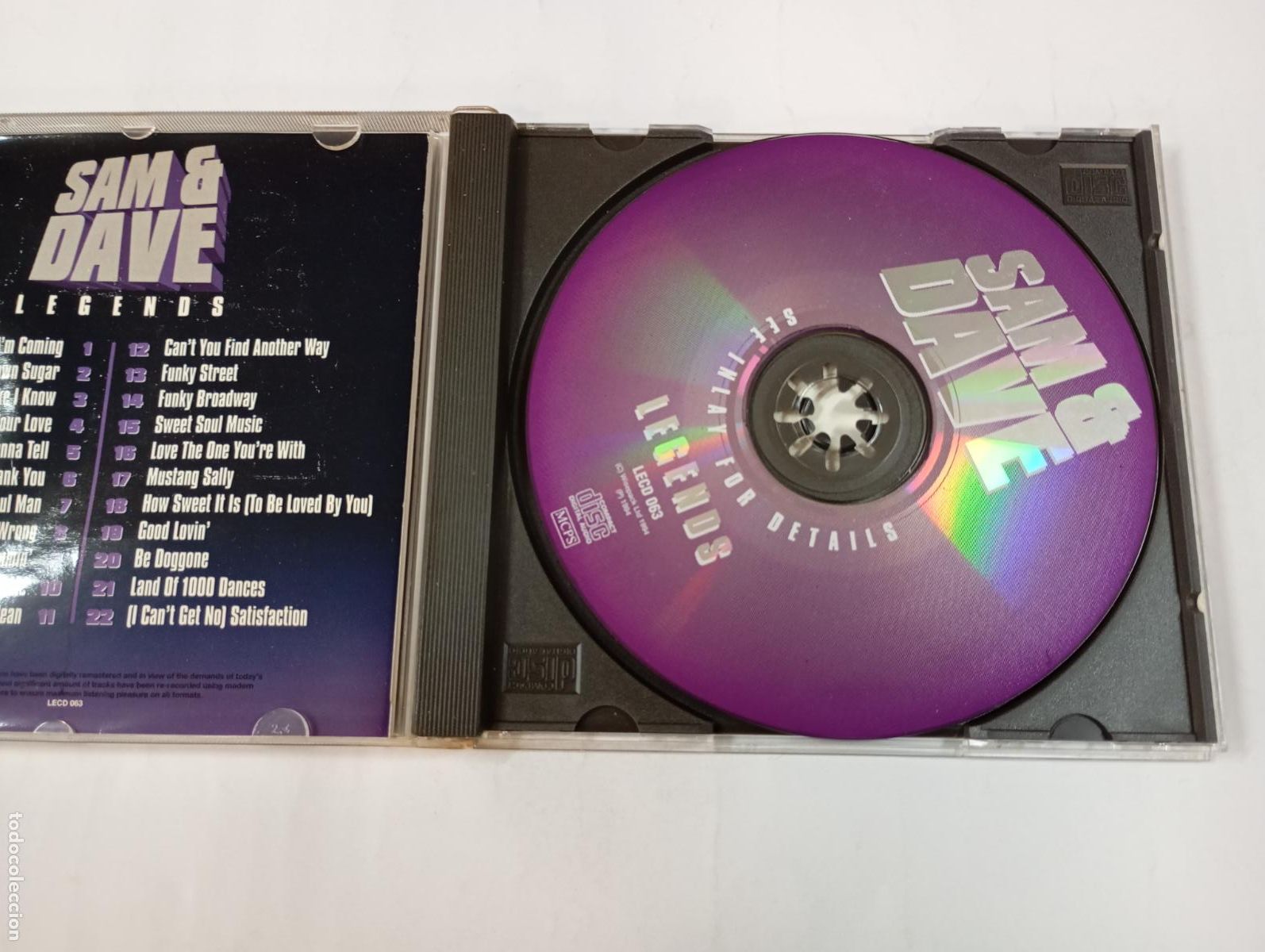 CDs de m&uacute;sica: SAM & DAVE. LEGENDS. CD. TDKV147 - Foto 3