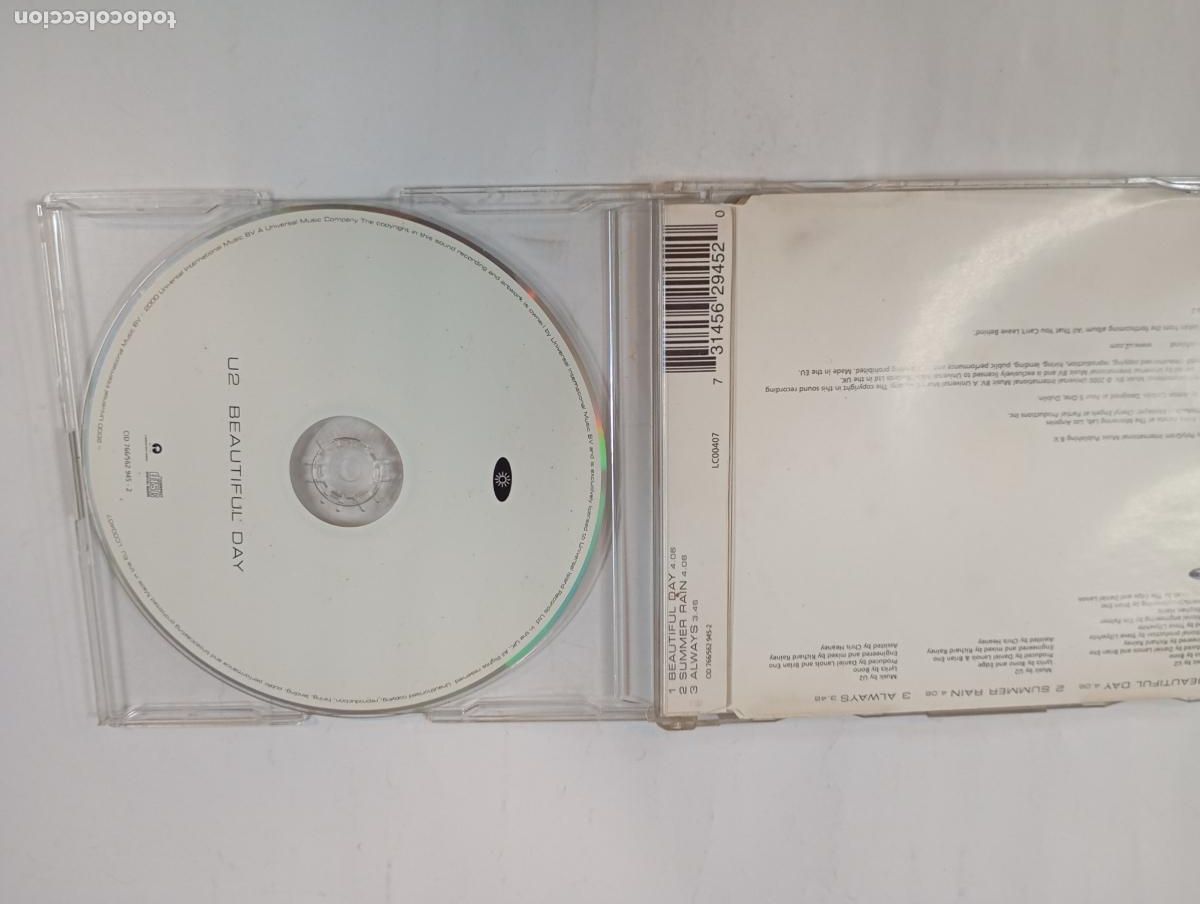 CDs de m&uacute;sica: U2. Beautiful Day. Single. CD. TDKV147 - Foto 2