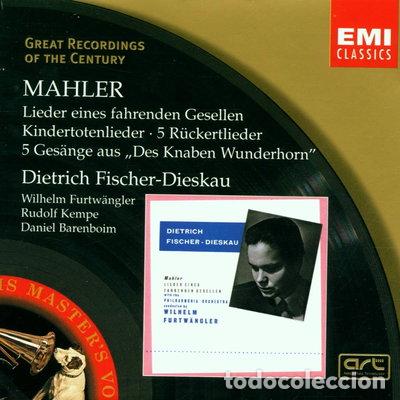 CDs de m&uacute;sica: Mahler: Lieder- 0724356755628