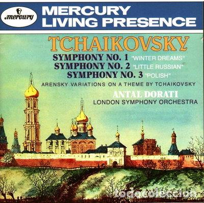 CDs de m&uacute;sica: Tchaikovsky: Symphonies Nos. 1, 2 & 3- 0028943439121
