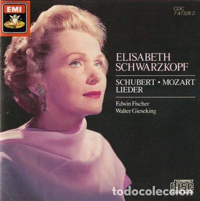 CDs de m&uacute;sica: Schubert & Mozart Lieder- 0077774732628