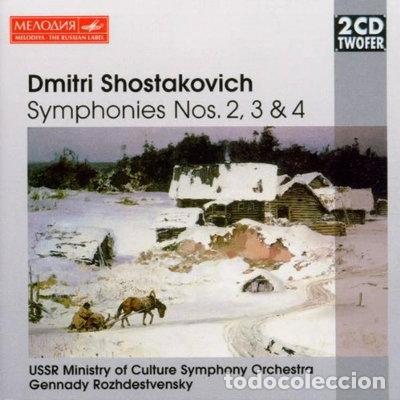 CDs de m&uacute;sica: Shostakovich: Symphonies Nos. 2, 3 & 4- 0743216346226