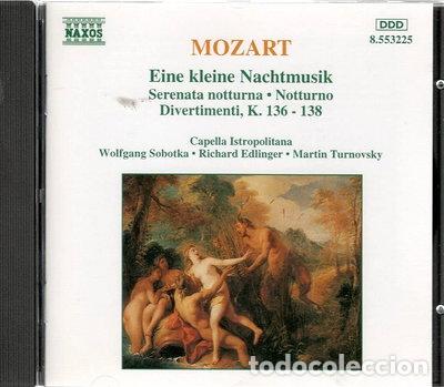 CDs de m&uacute;sica: Eine kleine Nachtmusik- 0730099422529