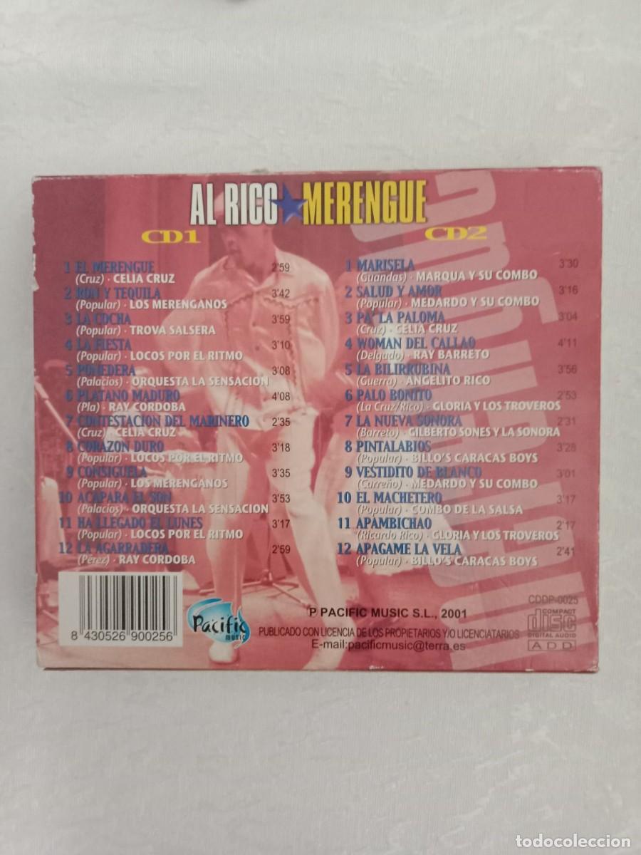 CDs de m&uacute;sica: AL RICO MERENGUE (2 CDS) - Foto 2