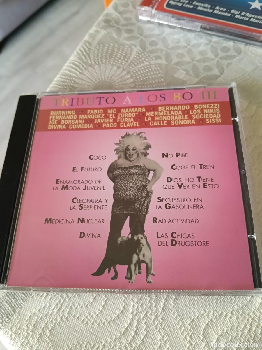 CDs de m&uacute;sica: RAR CD. TRIBUTO A LOS 80 III. SISSI, MERMELADA, CALLE SONORA