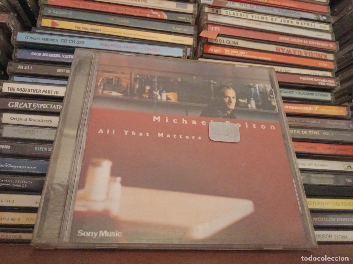 CDs de m&uacute;sica: Michael Bolton ALL THAT MATTERS - cd