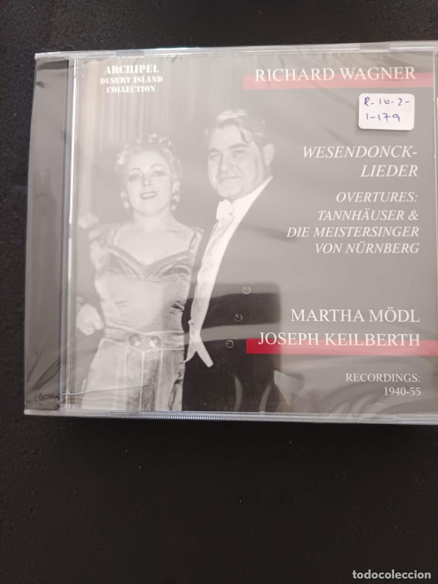 CDs de m&uacute;sica: WAGNER: WESENDONCK-LIEDER. OVERTURES: TANNH&Auml;USER & DIE MEISTERSINGER VON N&Uacute;RNBERG. DIR: JOSEPH KEIL
