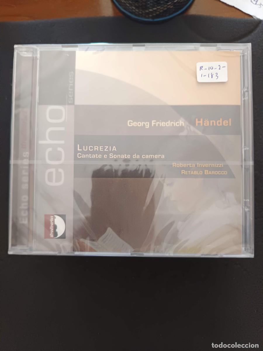 CDs de m&uacute;sica: H&Auml;NDEL: LUCREZIA. CANTATE E SONATE DA CAMERA. SOPRANO: ROBERTA INVERNIZZI. RETABLO BARRO