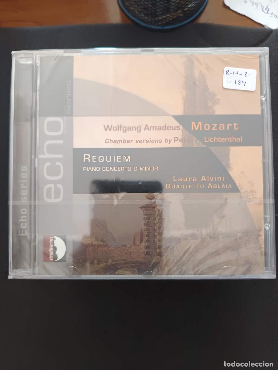 CDs de m&uacute;sica: MOZART: REQUIEM (CHAMBER VERSION BY PETER LICHTENTHAL). PIANO CONCERTO D MINOR. FORTEPIANO: LAURA A