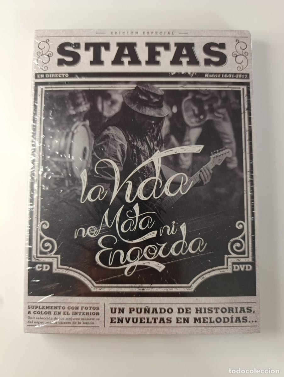 CDs de m&uacute;sica: STAFAS 'La Vida No Mata Ni Engorda' CD &Aacute;lbum en directo + DVD 2017 NUEVO Precintado Edici&oacute;n Especial