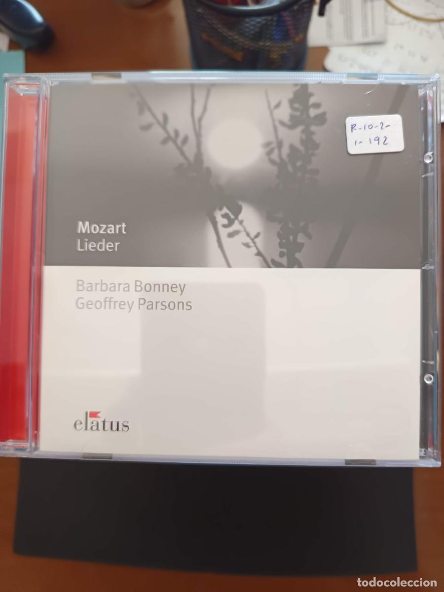 CDs de m&uacute;sica: MOZART: LIEDER. SOPRANO: BARBARA BONNEY. PIANO: GEOFFREY PARSONS