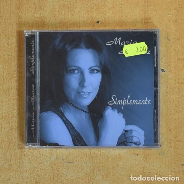 CDs de m&uacute;sica: MARIA MU&Ntilde;OZ - SIMPLEMENTE - CD