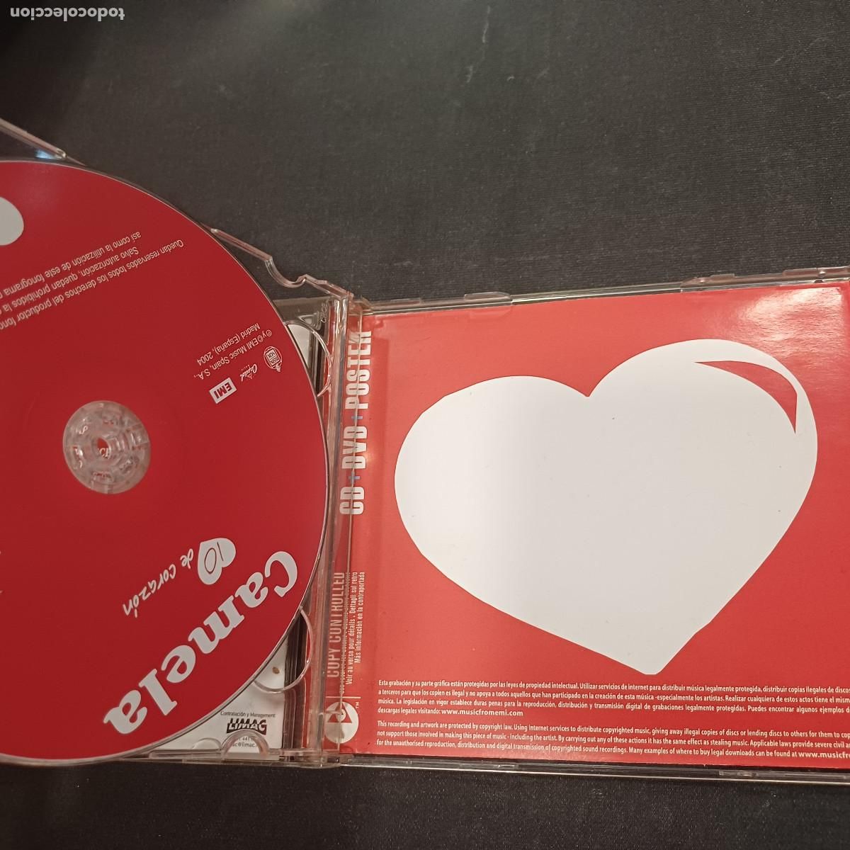 CDs de m&uacute;sica: CAMELA/10 DE CORAZON/CD+DVD. - Foto 3