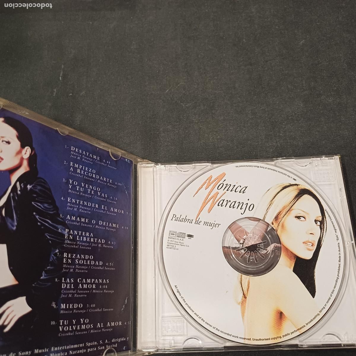 CDs de m&uacute;sica: MONICA NARANJO/PALABRA DE MUJER/CD. - Foto 2