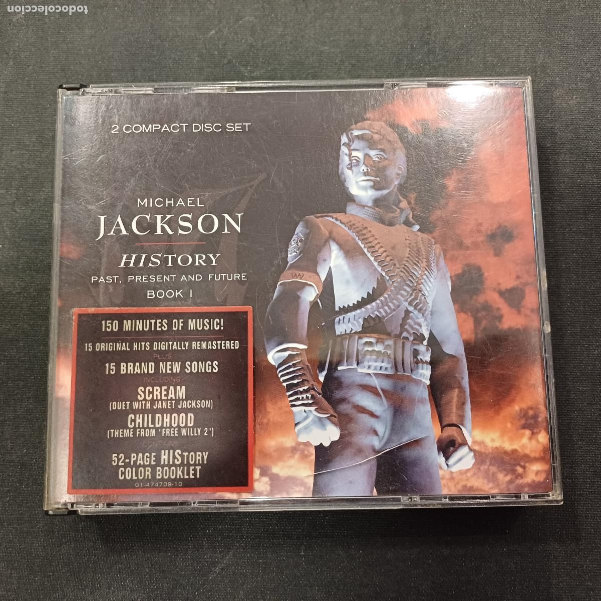 CDs de m&uacute;sica: MICHAEL JACKSON/HISTORY/CD 2 DISCOS.
