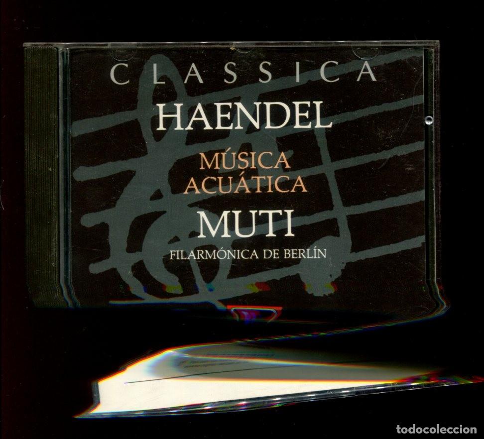 CDs de m&uacute;sica: haendel. musica acuatica. emi