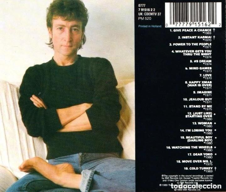 CDs de m&uacute;sica: JOHN LENNON. COLLECTION. RECOPILATORIO. CD. - Foto 2