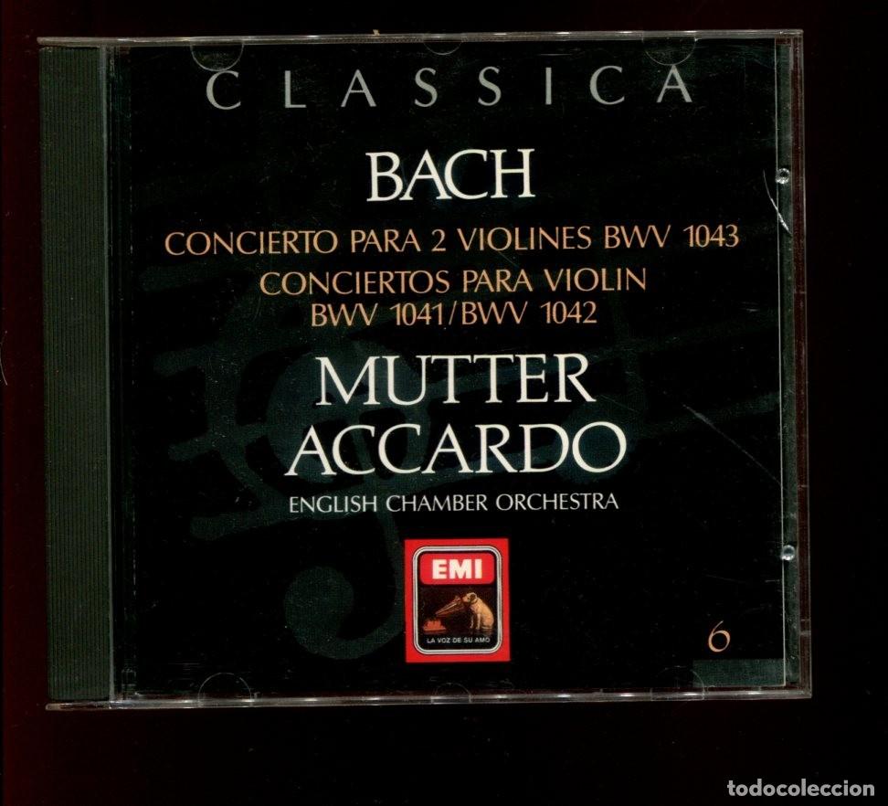CDs de m&uacute;sica: Bach conciertos para violin, emi