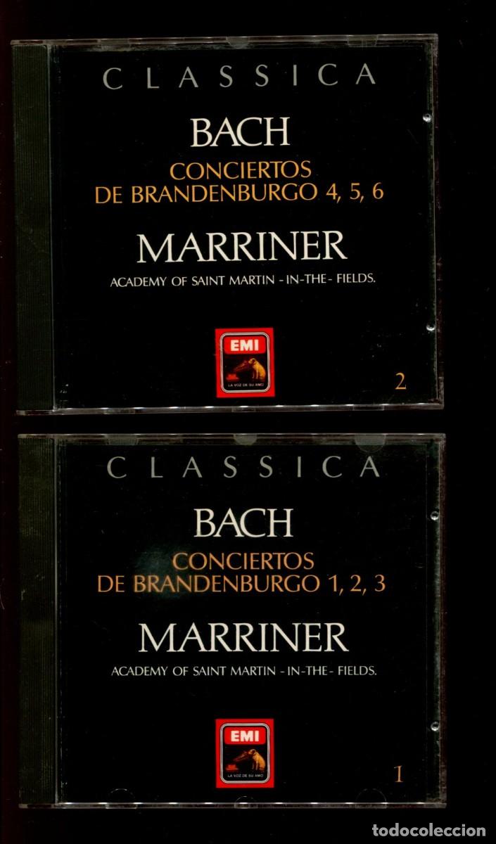 CDs de m&uacute;sica: bach conciertos de brandenburgo 3 cd's