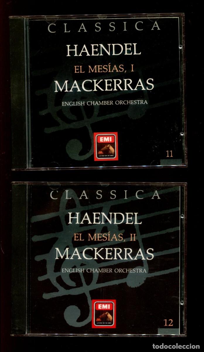 CDs de m&uacute;sica: Haendel. el mesias. 2 cd's. emi