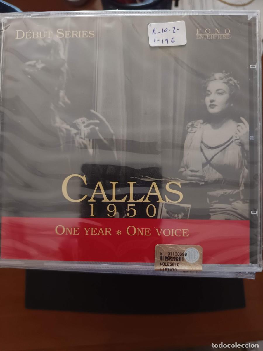 CDs de m&uacute;sica: CALLAS 1950. ONE YEAR. ONE VOICE. DEBUT SERIES