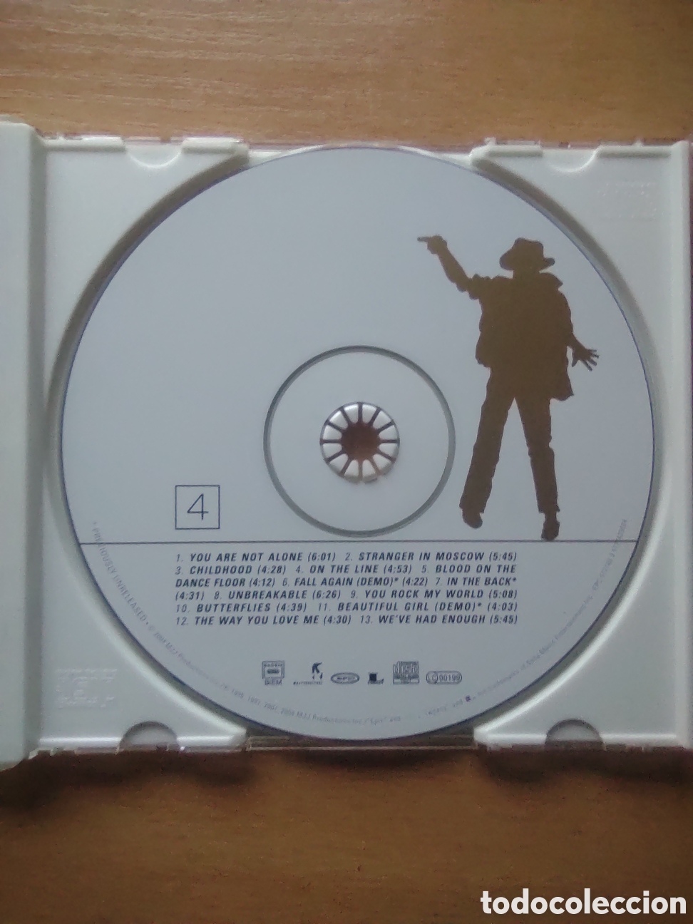 CDs de m&uacute;sica: CD Michael Jackson N&uacute;mero 4 De La Caja Recopilatoria The Ult&iacute;mate Collection