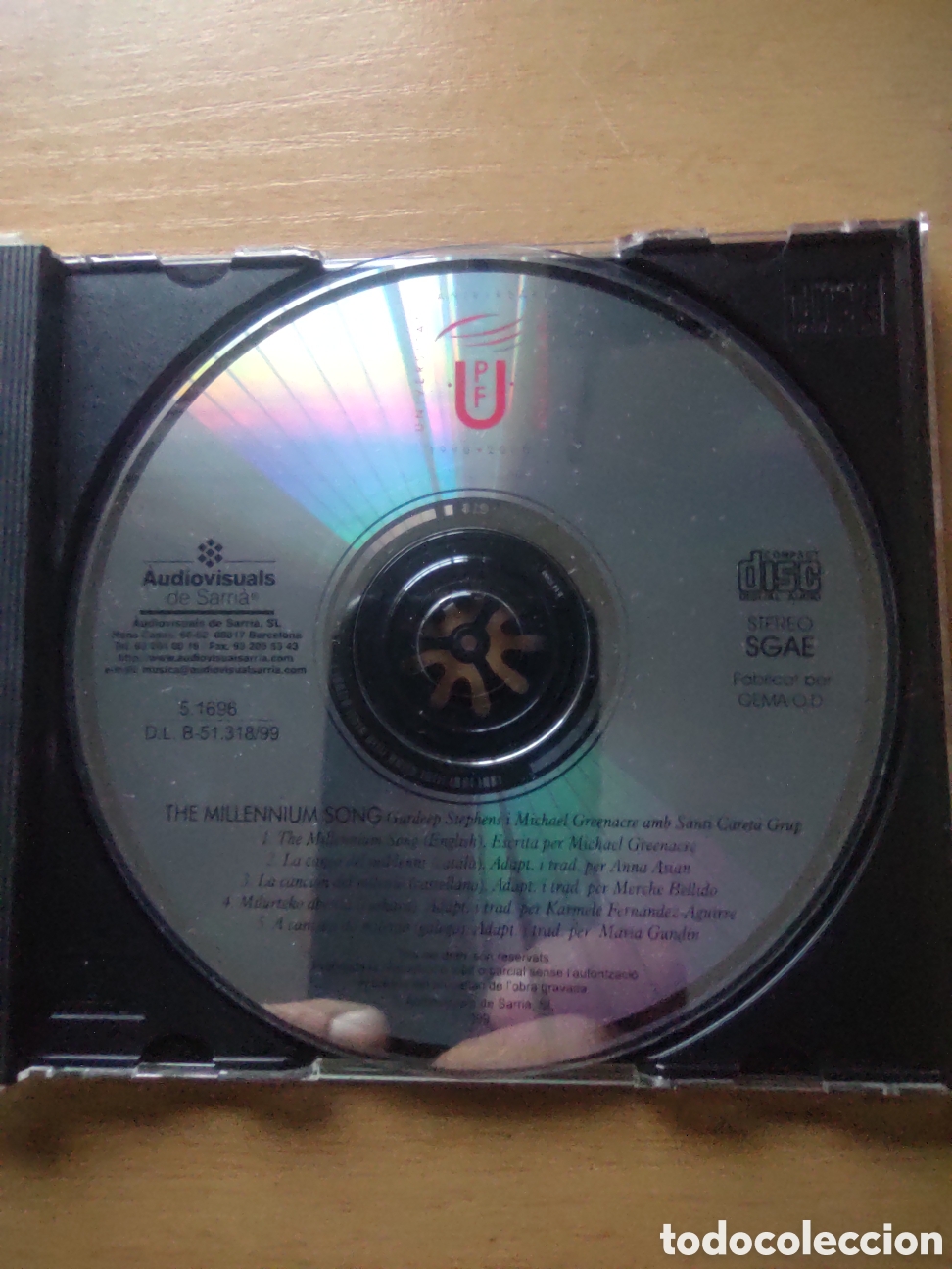 CDs de m&uacute;sica: CD The Millennium song
