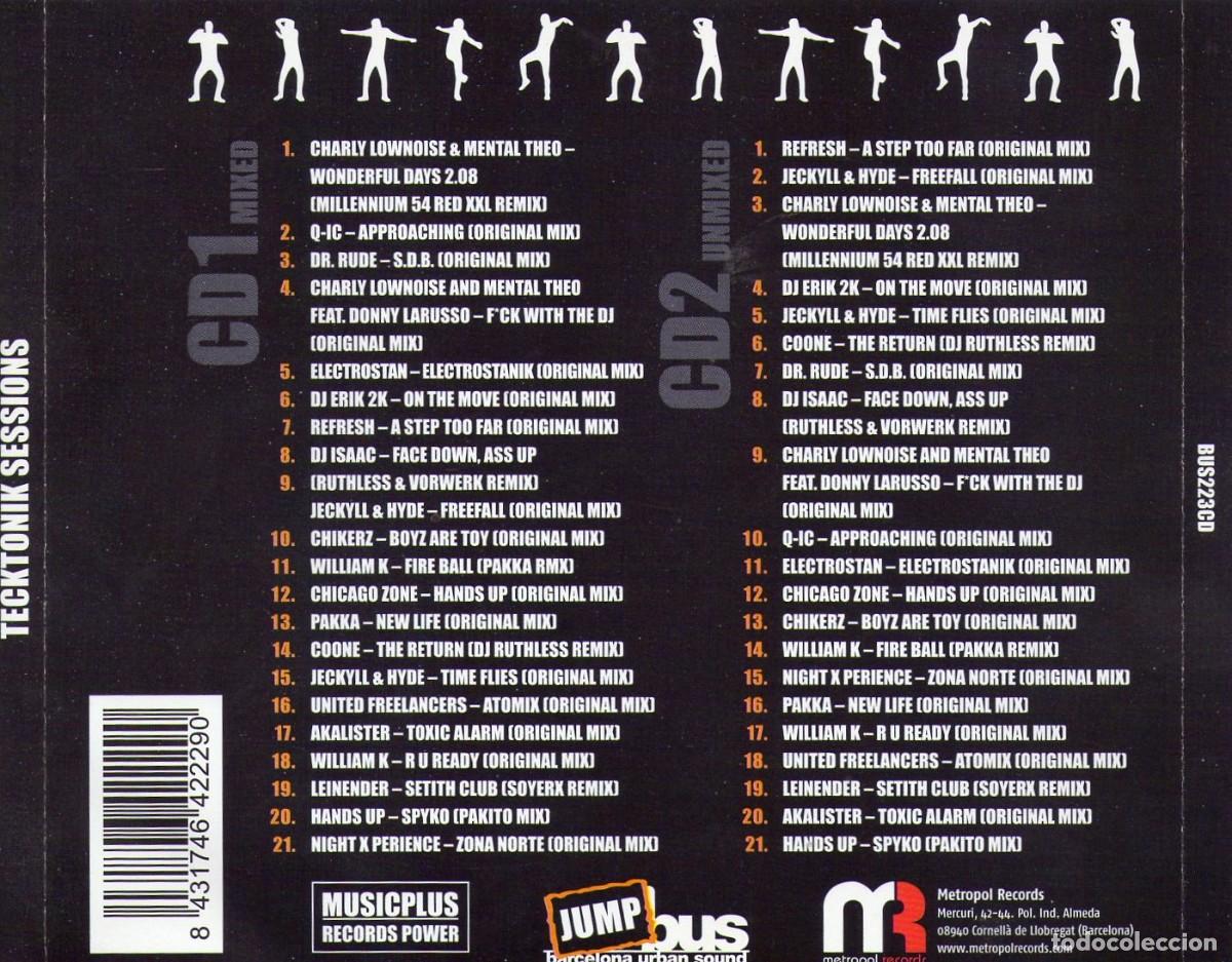 CDs de m&uacute;sica: Tecktonik Jump Sessions (2008) - Foto 2