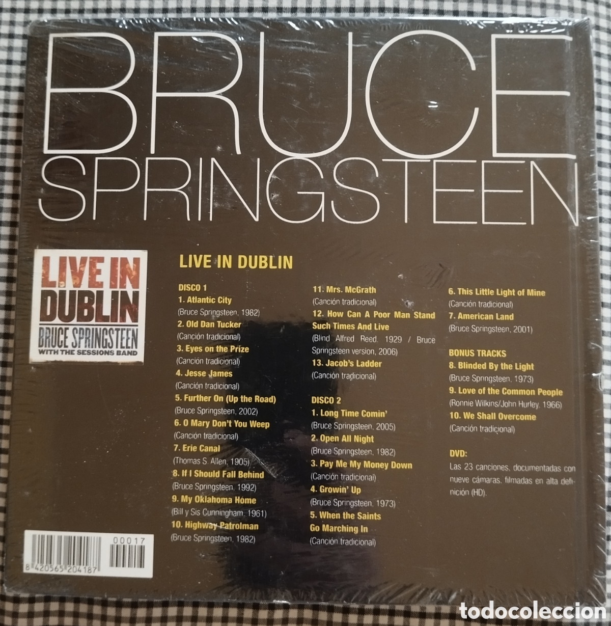 CDs de m&uacute;sica: Bruce Springsteen - Live in Dublin - libro + 2CD + DVD - Foto 2