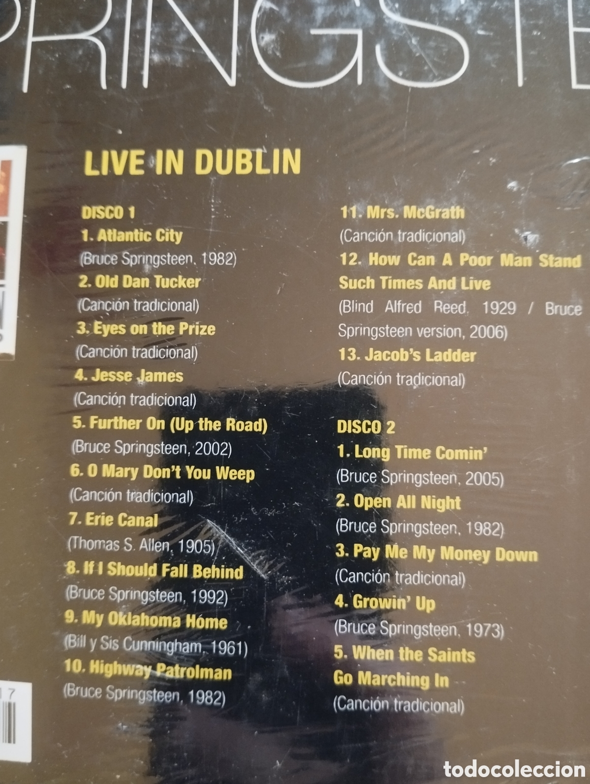 CDs de m&uacute;sica: Bruce Springsteen - Live in Dublin - libro + 2CD + DVD - Foto 3