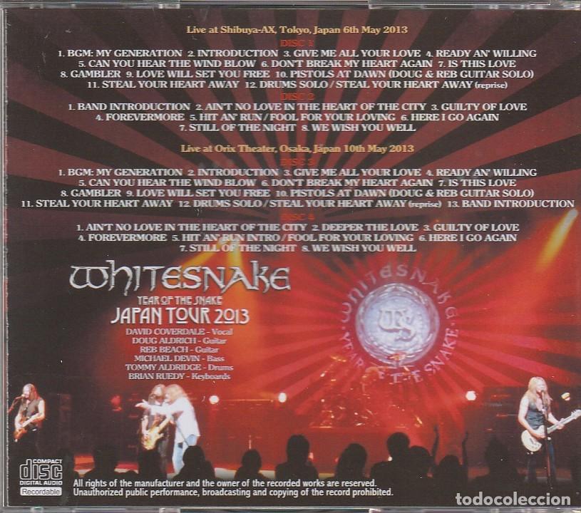 CDs de m&uacute;sica: 4 CDs - WHITESNAKE - Live Japan 2013 - Foto 2
