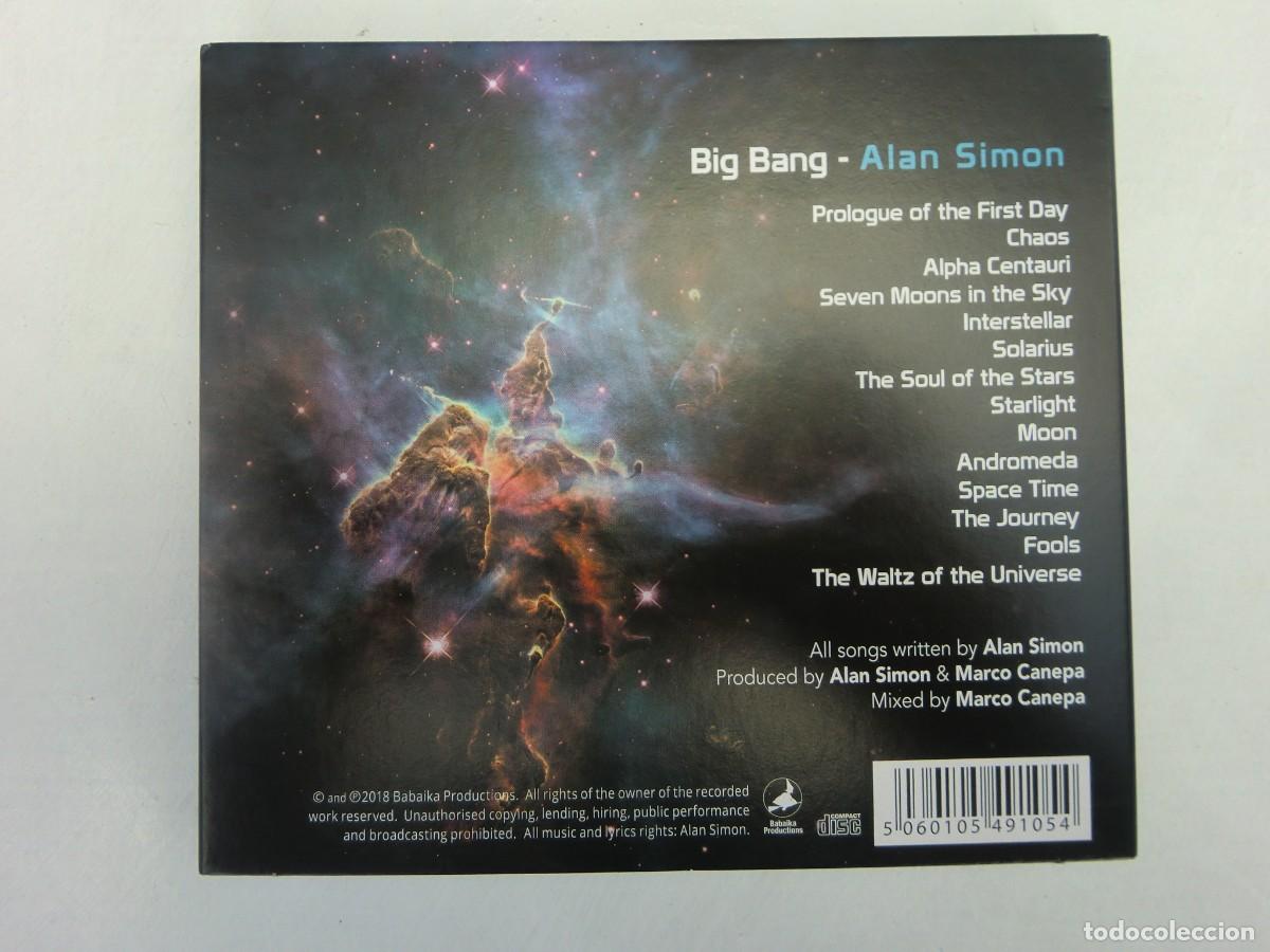 CDs de m&uacute;sica: CD ALAN SIMON: BIG BANG (2018) Como nuevo - Foto 4